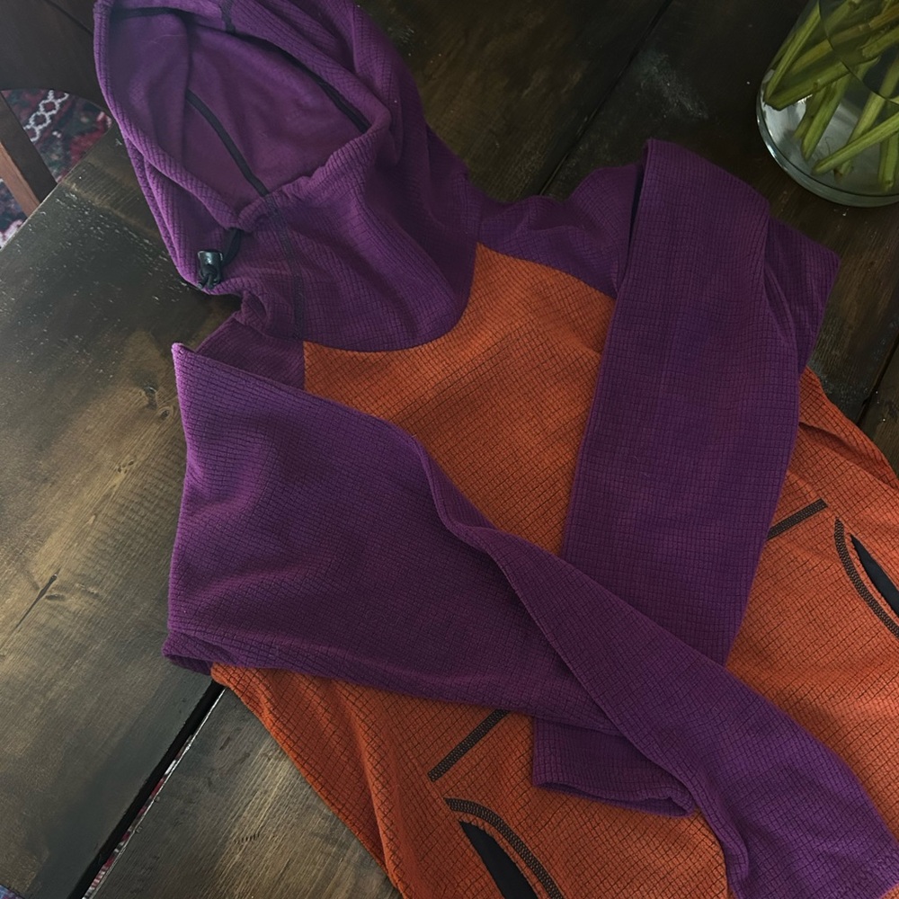 Melanzana Fleece Microgrid Pullover - Picture 3 of 7